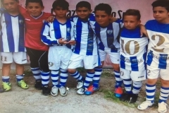 Chicco Semeraro con la maglia della Bs soccer team Fasano
