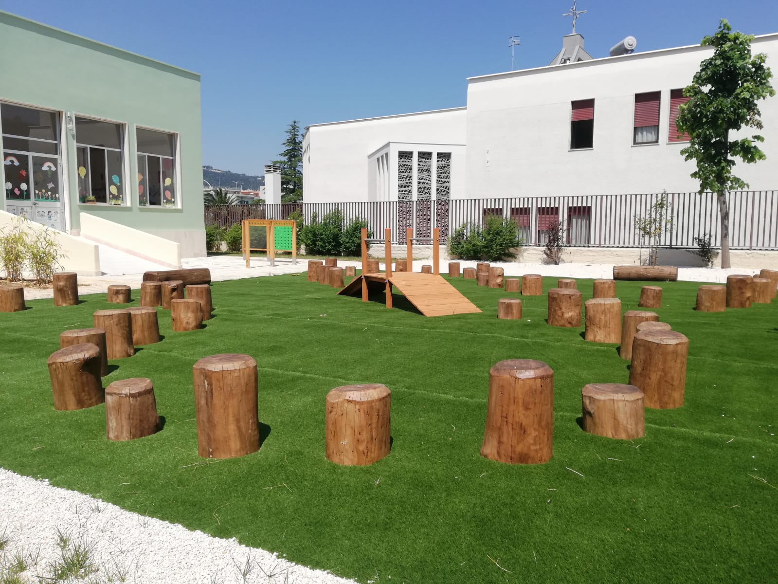 Scuola dell'Infanzia “Pietro Nenni”, ecco il nuovo giardino per una  didattica all'aria aperta