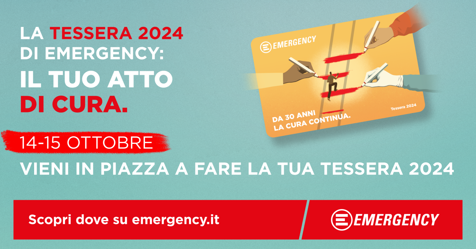 Al Via Il Tesseramento Emergency 2024   EMERGENCY Tessera 2024 Piazze COVER FB 1536x806 