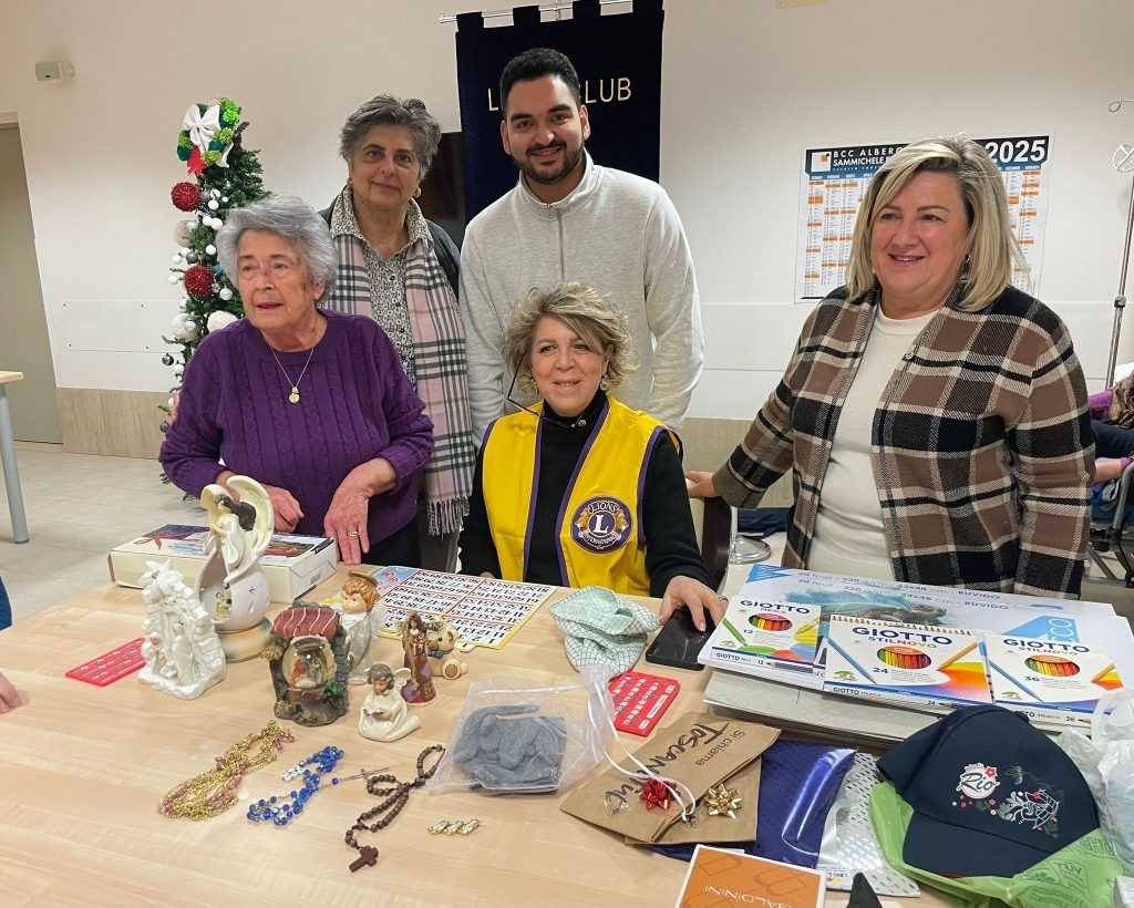 Tombolata con gli ospiti della RSSA “Santa Maria Regina Pacis”
