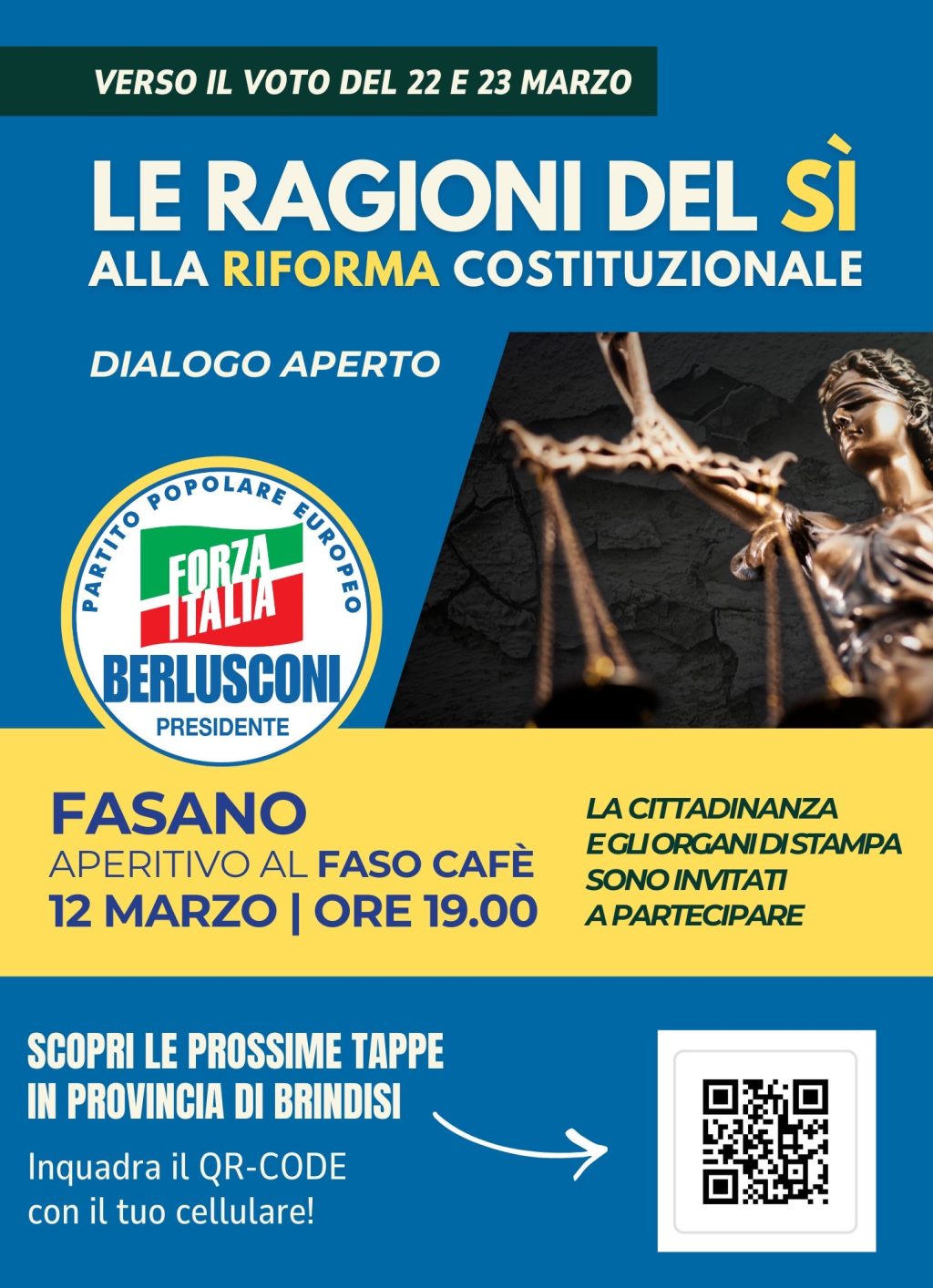 Referendum sulla Giustizia, Forza Italia incontra la cittadinanza