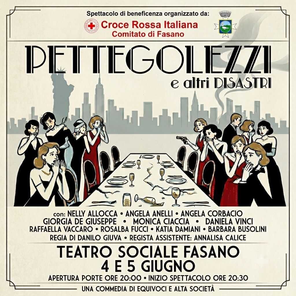 Segreti, risate e solidarietà: al Sociale va in scena “Pettegolezzi e altri disastri” con la Croce Rossa