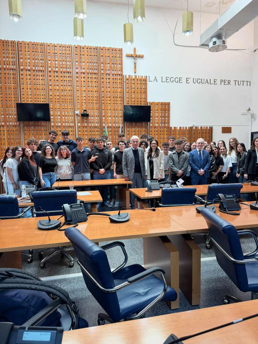 Gli studenti del “da Vinci” al Tribunale di Brindisi per una lezione di Legalità