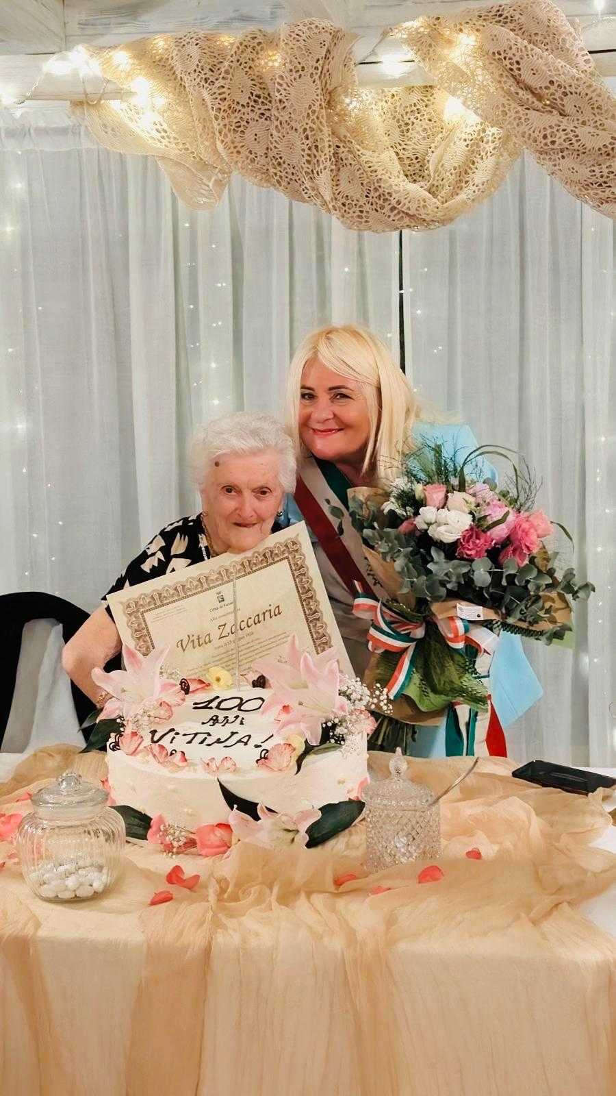 Vita Zaccaria spegne 100 candeline: festa a Masseria Monte