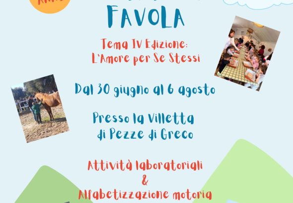 “E…state da favola”, ripartono i laboratori dell’associazione Giovanni Custodero