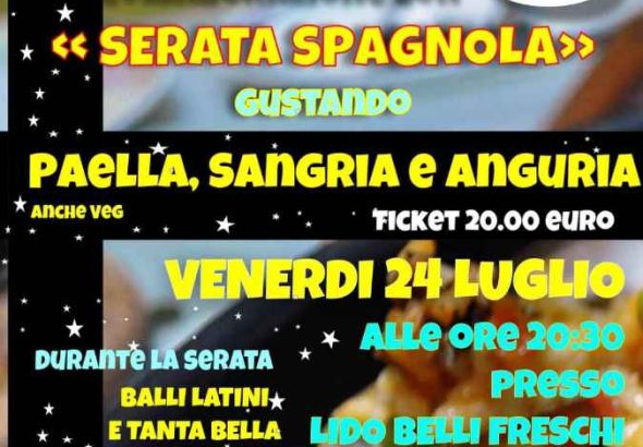 “Serata Spagnola”, un’iniziativa di “Quattrozampe nel Cuore”